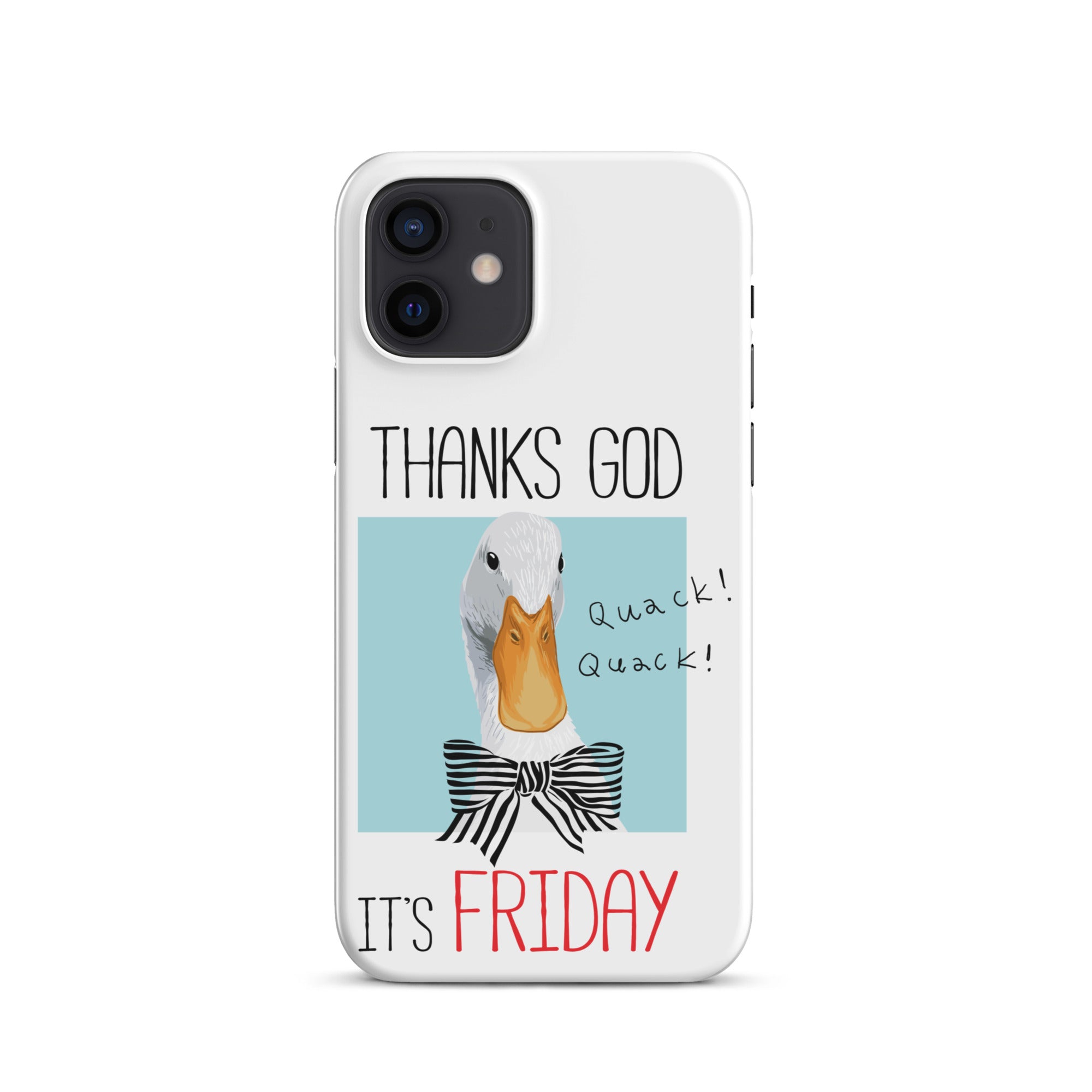 Foto di - Cover Resistente e Compatibile con Ricarica Wireless iPhone – Thanks God It's FRIDAY-Smartphone-Biiply