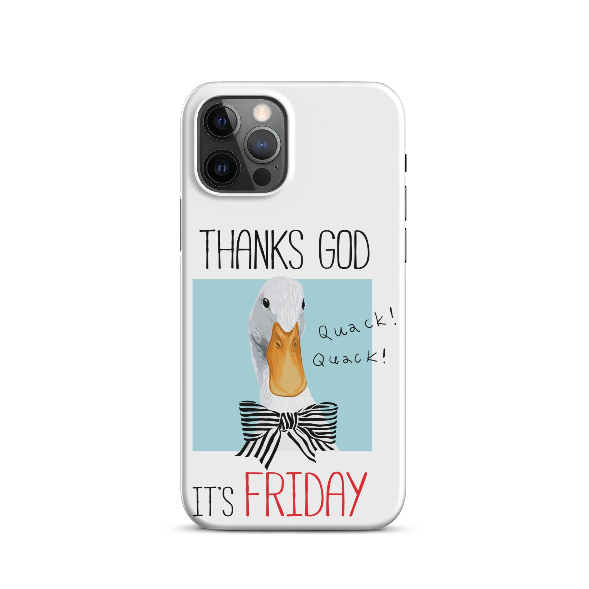 Foto di - Cover Resistente e Compatibile con Ricarica Wireless iPhone – Thanks God It's FRIDAY-Smartphone-Biiply