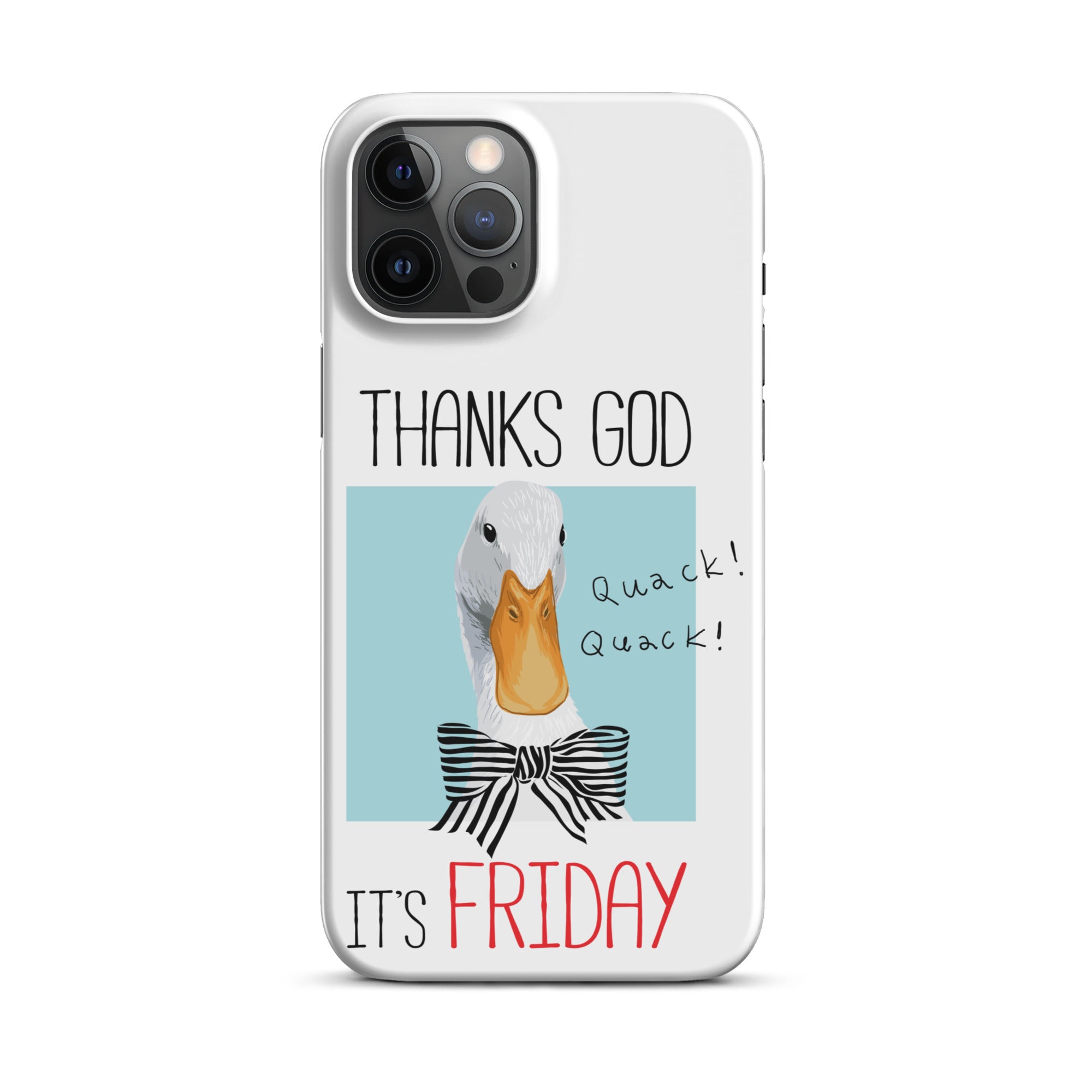 Foto di - Cover Resistente e Compatibile con Ricarica Wireless iPhone – Thanks God It's FRIDAY-Smartphone-Biiply