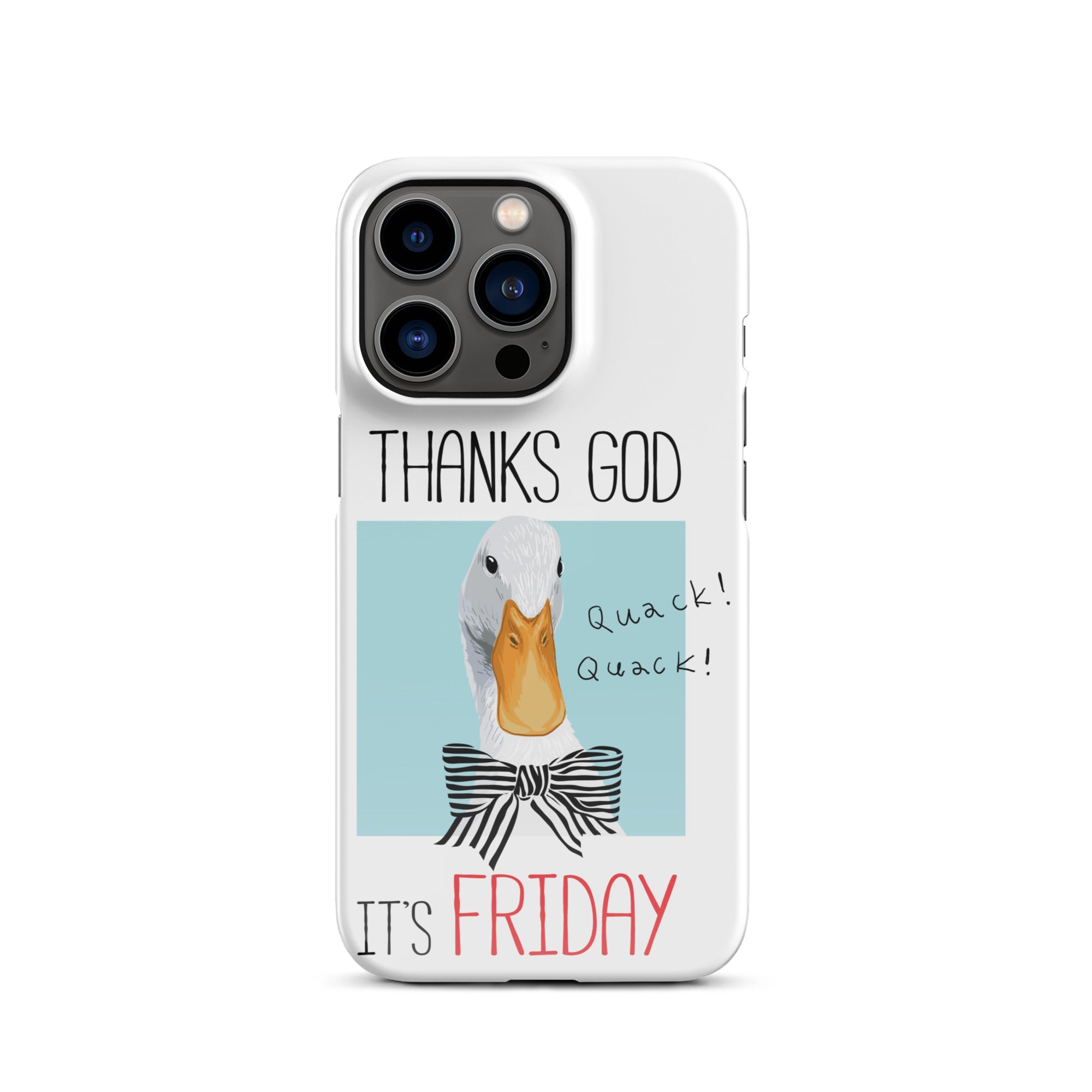 Foto di - Cover Resistente e Compatibile con Ricarica Wireless iPhone – Thanks God It's FRIDAY-Smartphone-Biiply