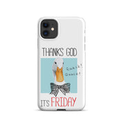 Foto di - Cover Resistente e Compatibile con Ricarica Wireless iPhone – Thanks God It's FRIDAY-Smartphone-Biiply