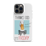 Foto di - Cover Resistente e Compatibile con Ricarica Wireless iPhone – Thanks God It's FRIDAY-Smartphone-Biiply