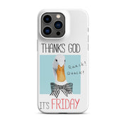 Foto di - Cover Resistente e Compatibile con Ricarica Wireless iPhone – Thanks God It's FRIDAY-Smartphone-Biiply