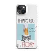 Foto di - Cover Resistente e Compatibile con Ricarica Wireless iPhone – Thanks God It's FRIDAY-Smartphone-Biiply