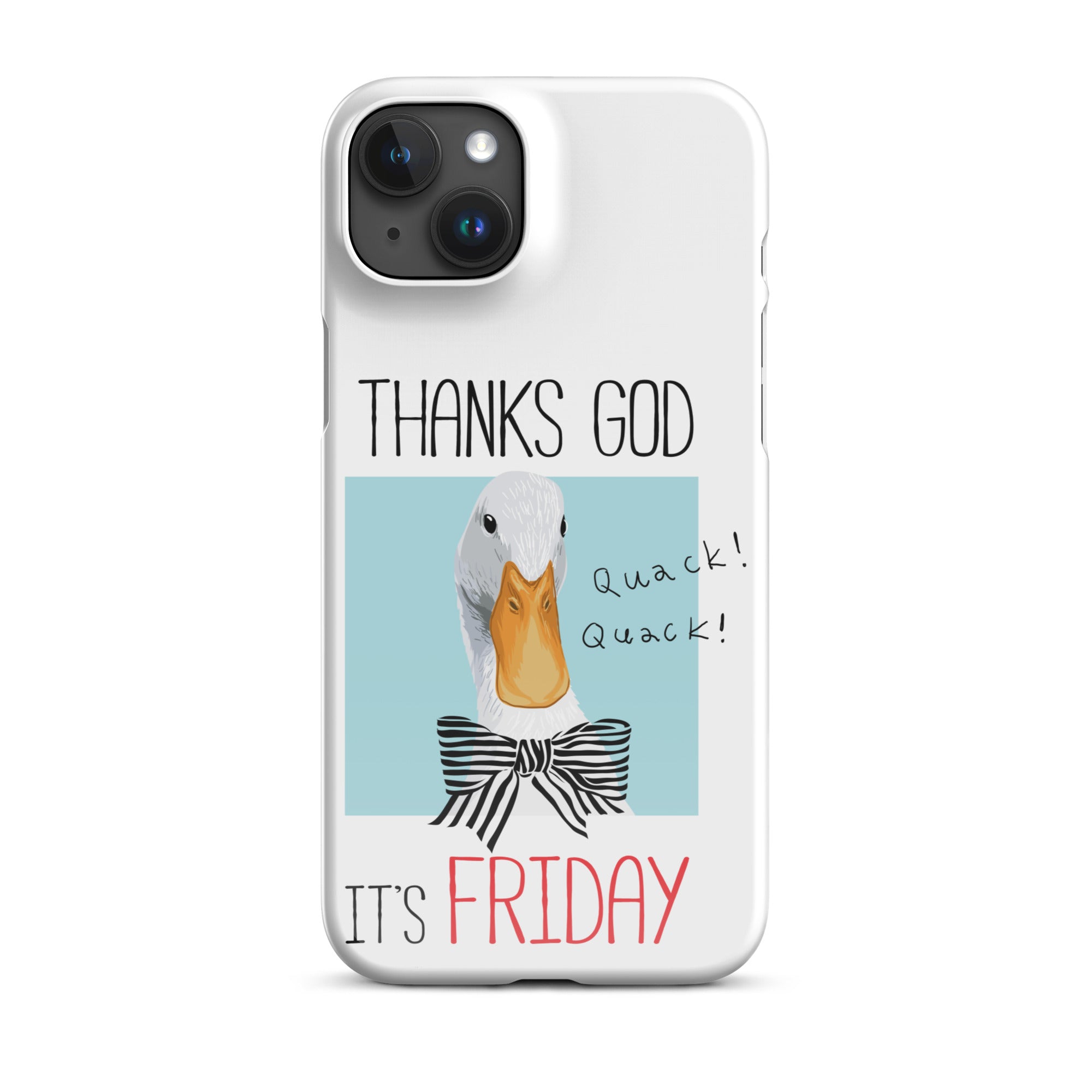 Foto di - Cover Resistente e Compatibile con Ricarica Wireless iPhone – Thanks God It's FRIDAY-Smartphone-Biiply