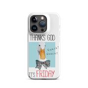 Foto di - Cover Resistente e Compatibile con Ricarica Wireless iPhone – Thanks God It's FRIDAY-Smartphone-Biiply