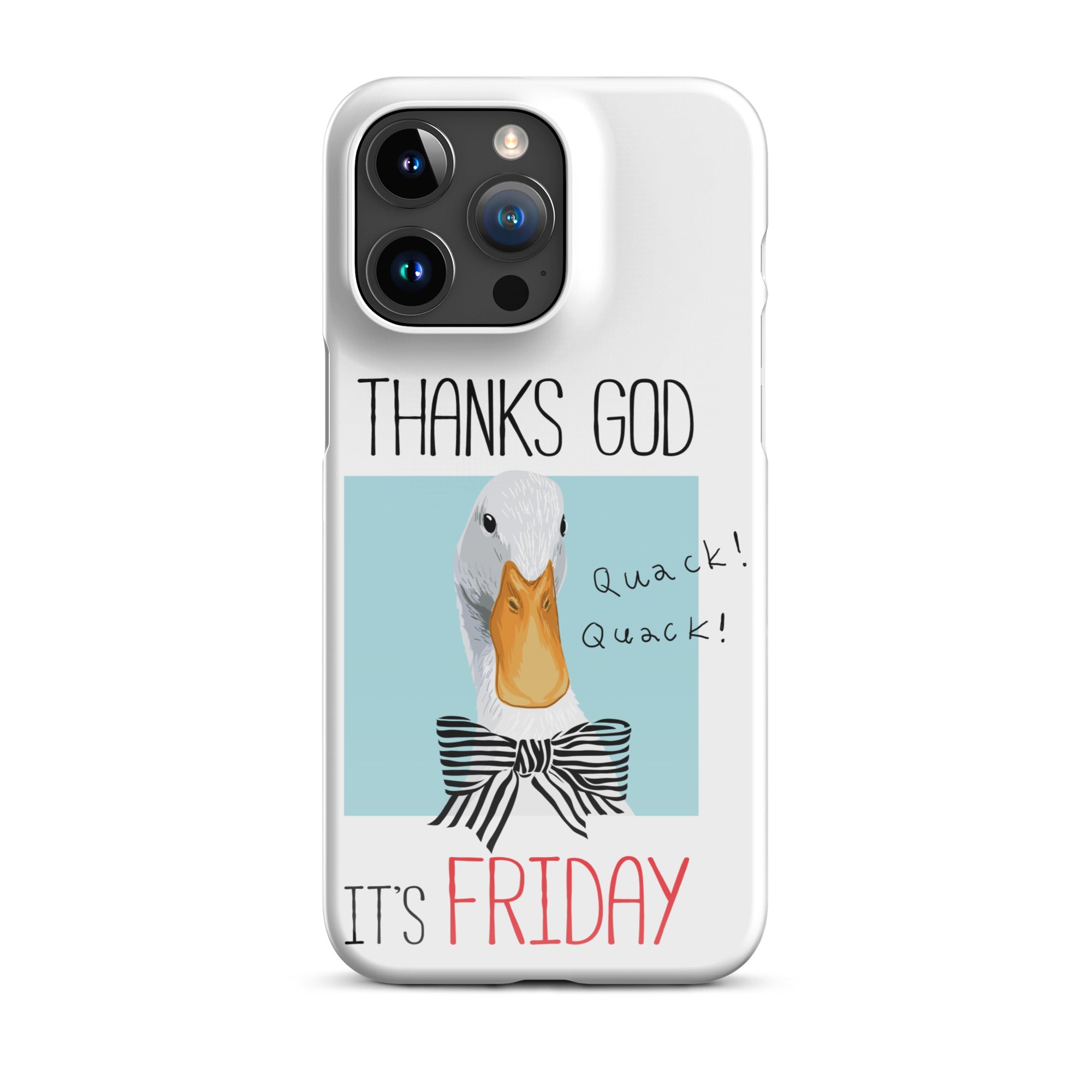 Foto di - Cover Resistente e Compatibile con Ricarica Wireless iPhone – Thanks God It's FRIDAY-Smartphone-Biiply