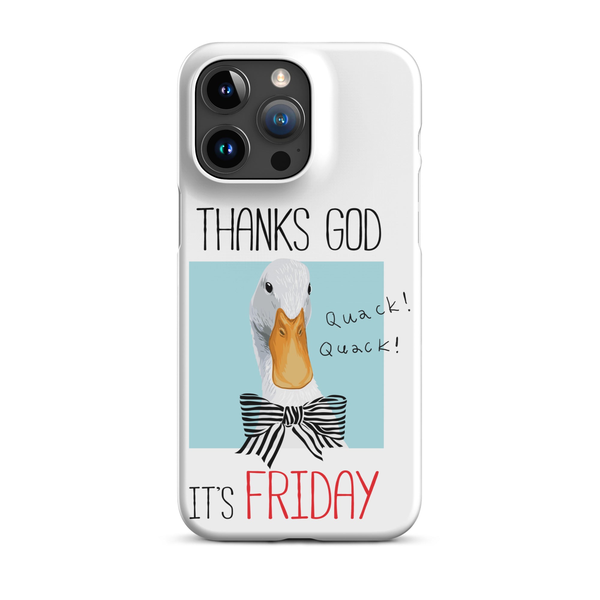 Foto di - Cover Resistente e Compatibile con Ricarica Wireless iPhone – Thanks God It's FRIDAY-Smartphone-Biiply