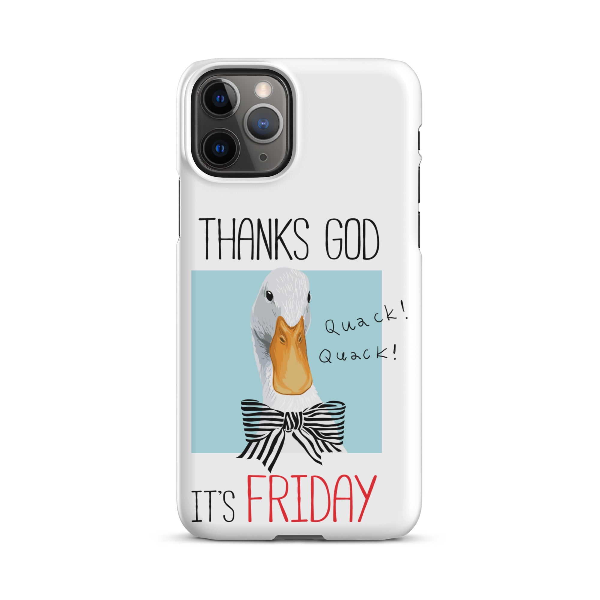 Foto di - Cover Resistente e Compatibile con Ricarica Wireless iPhone – Thanks God It's FRIDAY-Smartphone-Biiply