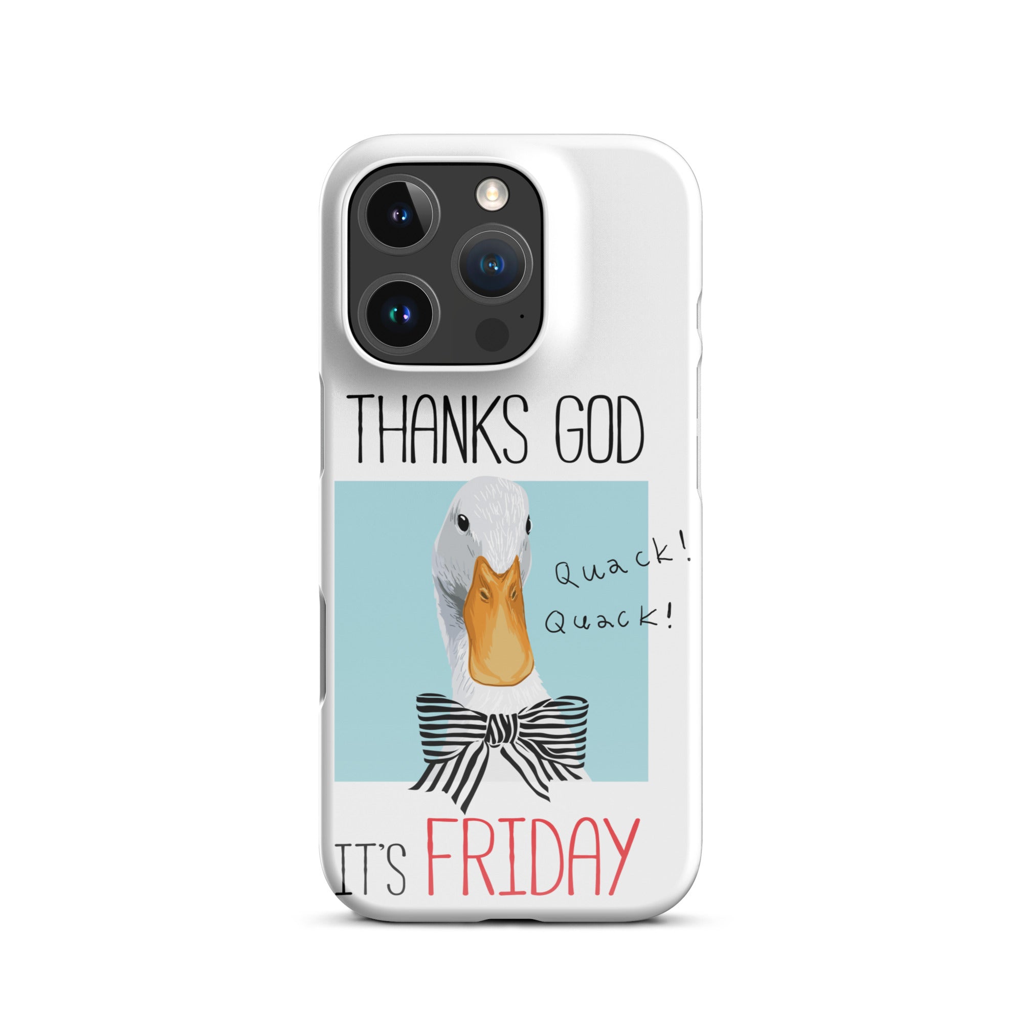 Foto di - Cover Resistente e Compatibile con Ricarica Wireless iPhone – Thanks God It's FRIDAY-Smartphone-Biiply
