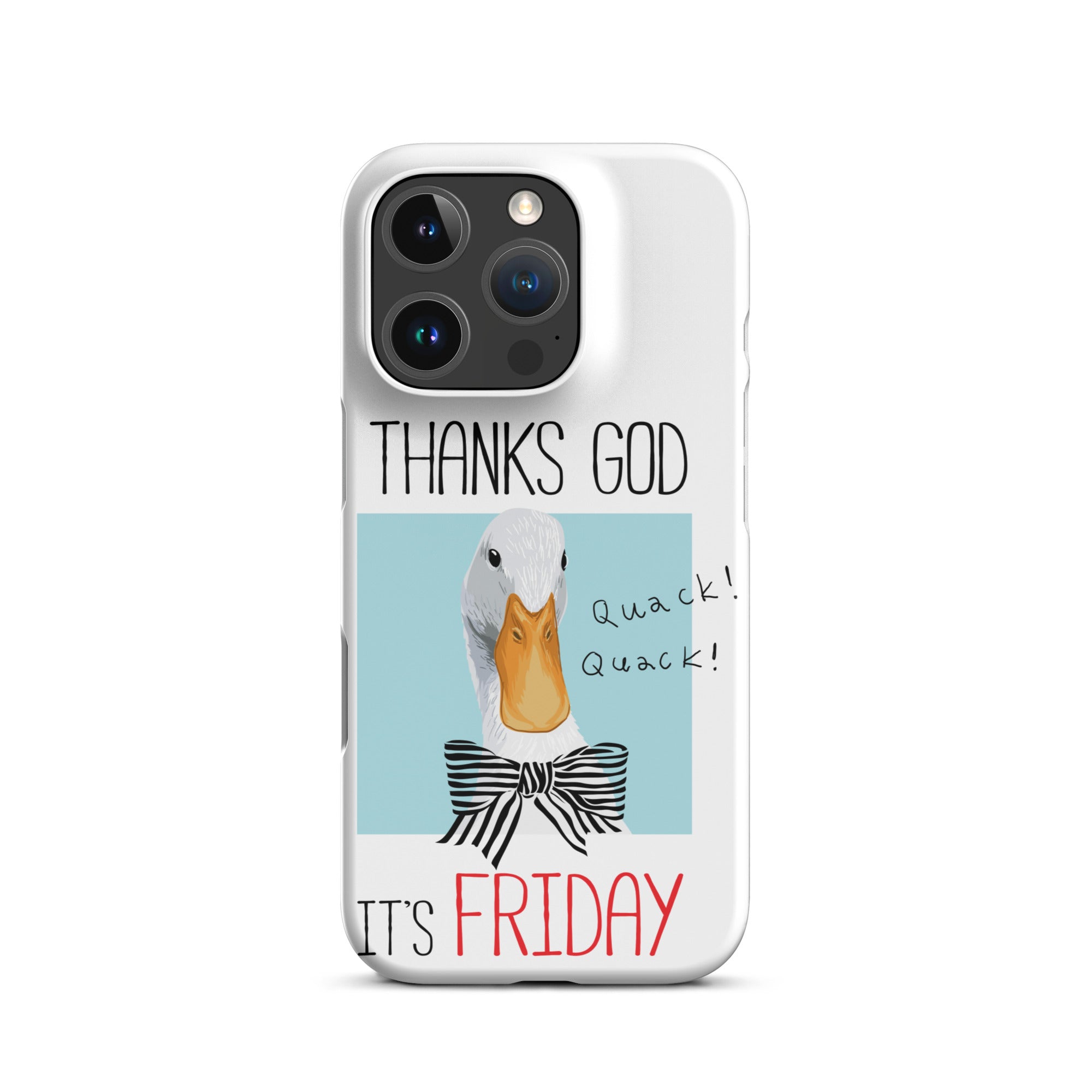Foto di - Cover Resistente e Compatibile con Ricarica Wireless iPhone – Thanks God It's FRIDAY-Smartphone-Biiply