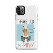 Foto di - Cover Resistente e Compatibile con Ricarica Wireless iPhone – Thanks God It's FRIDAY-Smartphone-Biiply