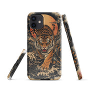 Foto di - Cover Resistente e Compatibile con Ricarica Wireless iPhone – Tigre Giapponese-Smartphone-Biiply