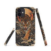 Foto di - Cover Resistente e Compatibile con Ricarica Wireless iPhone – Tigre Giapponese-Smartphone-Biiply
