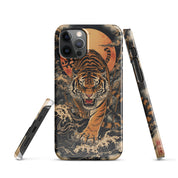 Foto di - Cover Resistente e Compatibile con Ricarica Wireless iPhone – Tigre Giapponese-Smartphone-Biiply