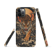 Foto di - Cover Resistente e Compatibile con Ricarica Wireless iPhone – Tigre Giapponese-Smartphone-Biiply