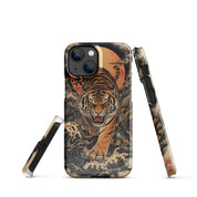 Foto di - Cover Resistente e Compatibile con Ricarica Wireless iPhone – Tigre Giapponese-Smartphone-Biiply