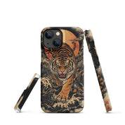 Foto di - Cover Resistente e Compatibile con Ricarica Wireless iPhone – Tigre Giapponese-Smartphone-Biiply