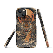 Foto di - Cover Resistente e Compatibile con Ricarica Wireless iPhone – Tigre Giapponese-Smartphone-Biiply