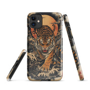 Foto di - Cover Resistente e Compatibile con Ricarica Wireless iPhone – Tigre Giapponese-Smartphone-Biiply