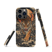 Foto di - Cover Resistente e Compatibile con Ricarica Wireless iPhone – Tigre Giapponese-Smartphone-Biiply