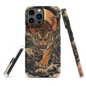 Foto di - Cover Resistente e Compatibile con Ricarica Wireless iPhone – Tigre Giapponese-Smartphone-Biiply