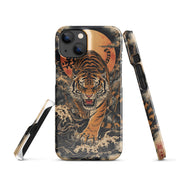 Foto di - Cover Resistente e Compatibile con Ricarica Wireless iPhone – Tigre Giapponese-Smartphone-Biiply