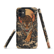 Foto di - Cover Resistente e Compatibile con Ricarica Wireless iPhone – Tigre Giapponese-Smartphone-Biiply