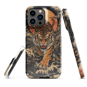 Foto di - Cover Resistente e Compatibile con Ricarica Wireless iPhone – Tigre Giapponese-Smartphone-Biiply