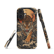 Foto di - Cover Resistente e Compatibile con Ricarica Wireless iPhone – Tigre Giapponese-Smartphone-Biiply