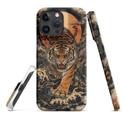 Foto di - Cover Resistente e Compatibile con Ricarica Wireless iPhone – Tigre Giapponese-Smartphone-Biiply