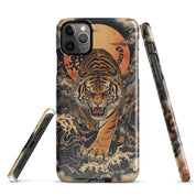 Foto di - Cover Resistente e Compatibile con Ricarica Wireless iPhone – Tigre Giapponese-Smartphone-Biiply