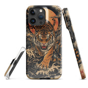 Foto di - Cover Resistente e Compatibile con Ricarica Wireless iPhone – Tigre Giapponese-Smartphone-Biiply