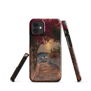 Foto di - Cover Resistente e Compatibile con Ricarica Wireless iPhone – Tra Fiori e Pietra-Biiply