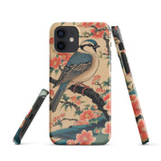 Foto di - Cover Resistente e Compatibile con Ricarica Wireless iPhone – Uccellino Stile Giapponese-Smartphone-Biiply