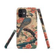 Foto di - Cover Resistente e Compatibile con Ricarica Wireless iPhone – Uccellino Stile Giapponese-Smartphone-Biiply