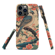 Foto di - Cover Resistente e Compatibile con Ricarica Wireless iPhone – Uccellino Stile Giapponese-Smartphone-Biiply