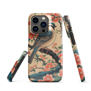 Foto di - Cover Resistente e Compatibile con Ricarica Wireless iPhone – Uccellino Stile Giapponese-Smartphone-Biiply