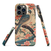 Foto di - Cover Resistente e Compatibile con Ricarica Wireless iPhone – Uccellino Stile Giapponese-Smartphone-Biiply