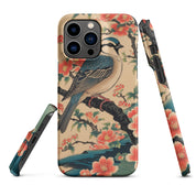 Foto di - Cover Resistente e Compatibile con Ricarica Wireless iPhone – Uccellino Stile Giapponese-Smartphone-Biiply