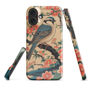 Foto di - Cover Resistente e Compatibile con Ricarica Wireless iPhone – Uccellino Stile Giapponese-Smartphone-Biiply