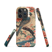 Foto di - Cover Resistente e Compatibile con Ricarica Wireless iPhone – Uccellino Stile Giapponese-Smartphone-Biiply