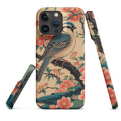 Foto di - Cover Resistente e Compatibile con Ricarica Wireless iPhone – Uccellino Stile Giapponese-Smartphone-Biiply