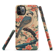 Foto di - Cover Resistente e Compatibile con Ricarica Wireless iPhone – Uccellino Stile Giapponese-Smartphone-Biiply