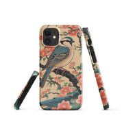 Foto di - Cover Resistente e Compatibile con Ricarica Wireless iPhone – Uccellino Stile Giapponese-Smartphone-Biiply