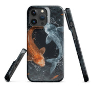 Foto di - Cover Resistente e Compatibile con Ricarica Wireless iPhone – Yin e Yang-Smartphone-Biiply