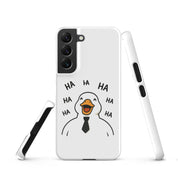 Foto di - Cover Resistente e Sottile Samsung - Compatibile con Ricarica Wireless - Anatra Che Ride-Smartphone-Biiply