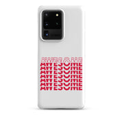 Foto di - Cover Resistente e Sottile Samsung - Compatibile con Ricarica Wireless - Awesome-Smartphone-Biiply