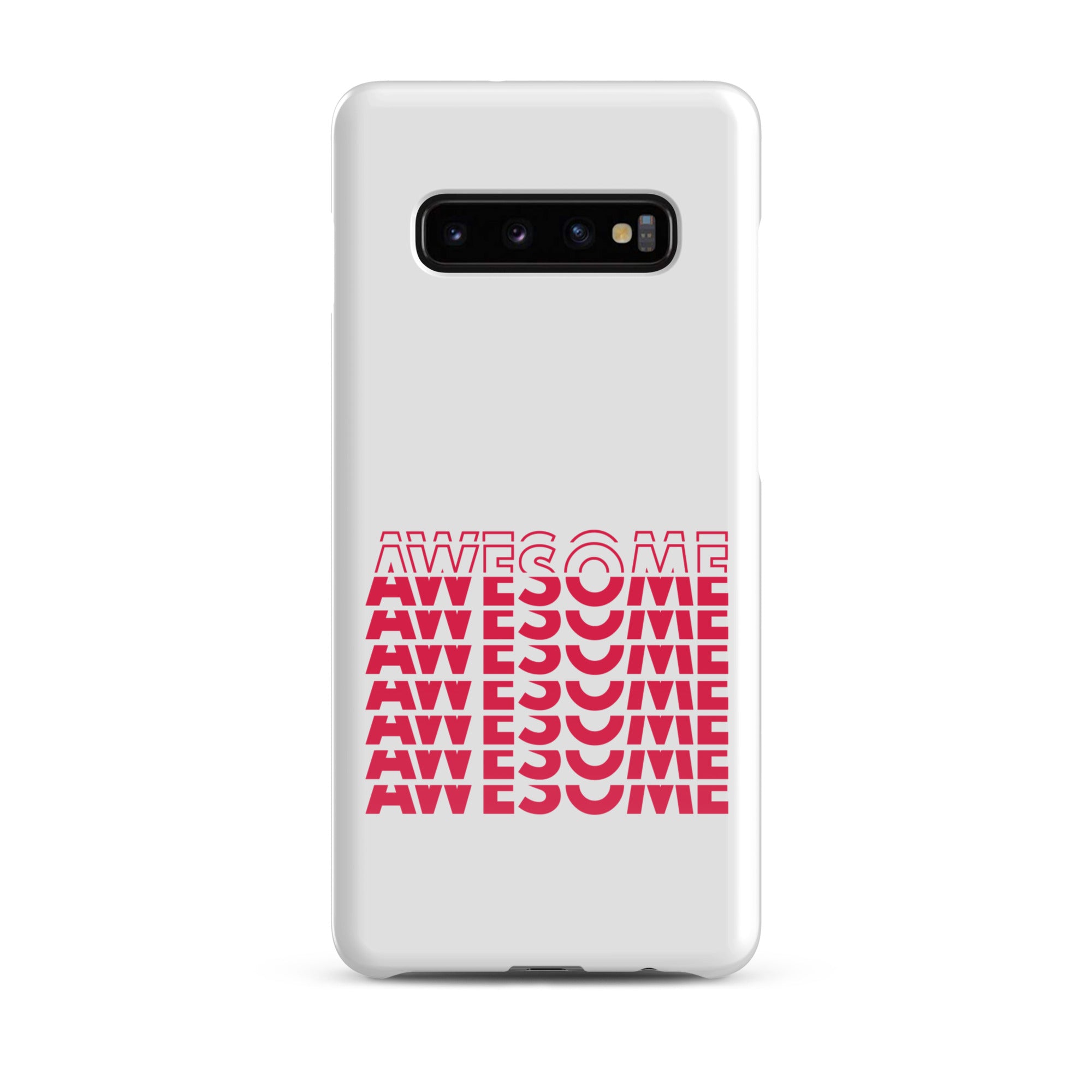 Foto di - Cover Resistente e Sottile Samsung - Compatibile con Ricarica Wireless - Awesome-Smartphone-Biiply