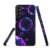 Foto di - Cover Resistente e Sottile Samsung - Compatibile con Ricarica Wireless - Bolle Viola Super Realistiche-Smartphone-Biiply